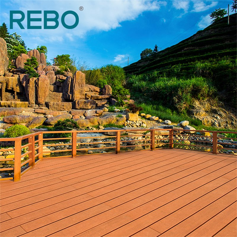 Popular Bamboo Composite Garden Floor Decking Tiles Board