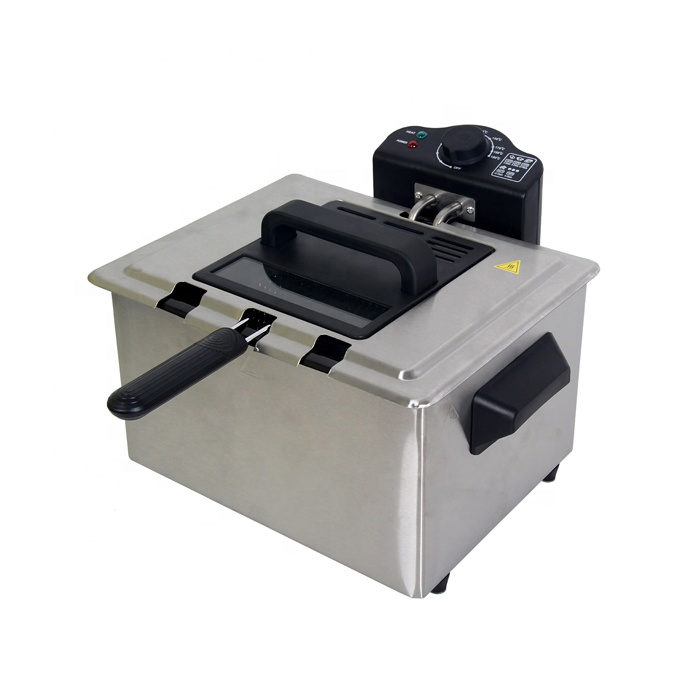 Household Electric Stainless Steel 3L Deep Fryer with High Quality
