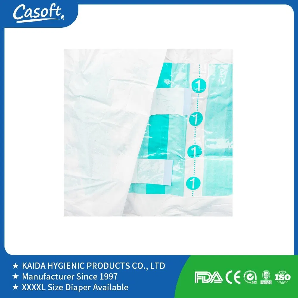 Bulky Casoft Extra Absorbent Adult Nighttime Tabbed Briefs Diapers for Bowl Incontinence in Philippines Russia Korea Us Malaysia Peru Chile EU China