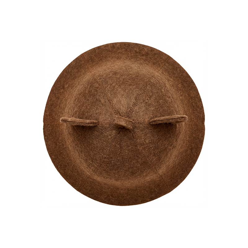 Temperature-Regulating Wool Felt Sauna Hat with Moisture-Wicking Technology