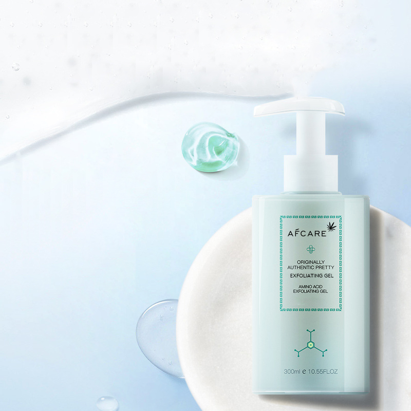 Private Label Facial Body Exfoliating Gel Organic Remove Dead Skin Cleanser