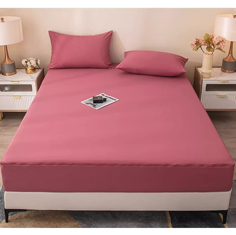 Joy Home Fashion Non-Slip Two-Piece Mattress Encasement Protector with Zipper Surrounded