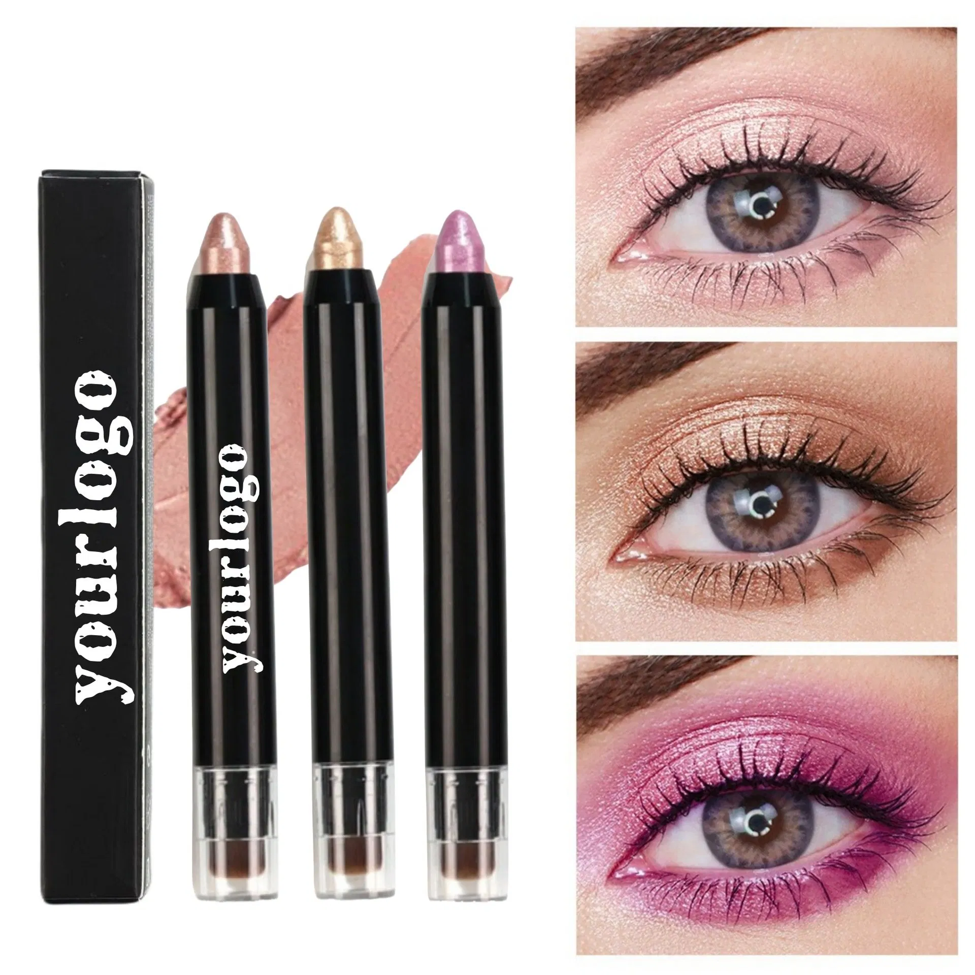 Waterproof Vegan Blush Stick Highlighter with Built-in Brush