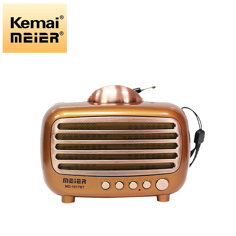 Hot Selling Bt Wireless Function Classic Retro Design Wooden Box Am Radio