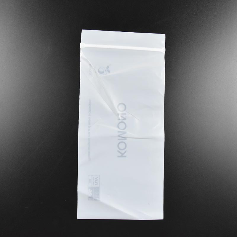Customized 100% Biodegradable Ziplock Bags Compostable Zipper Bag