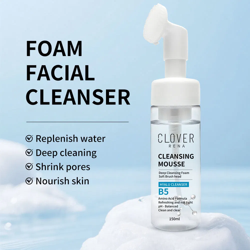 Deeply Cleaning Foam Face Amino Acid Cleanser Mousse Foaming Vitamin C Facial Wash Cleanser