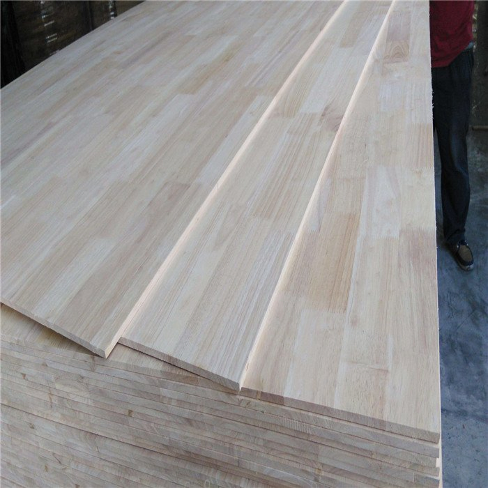 High Quality Rubber Wood Timber Rubber Solid Finger Joint Board for Furniture