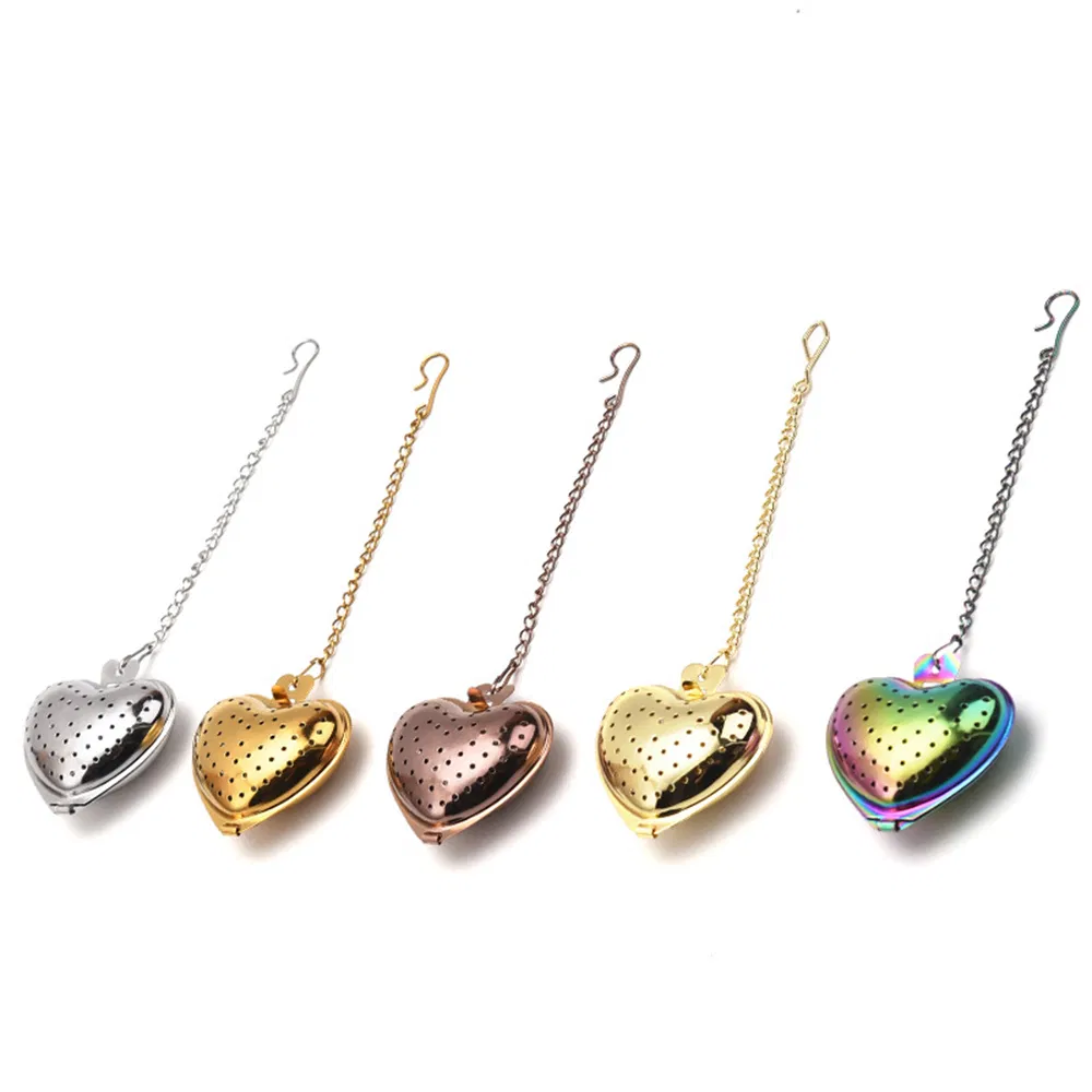 Stainless Steel Heart Shape Tea Infuser Stainless Steel Tea Filter Leaf Tea Strainer