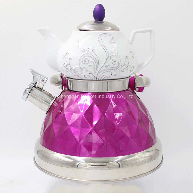 Чайник со свистком, 3.75 л, нержавеющая сталь