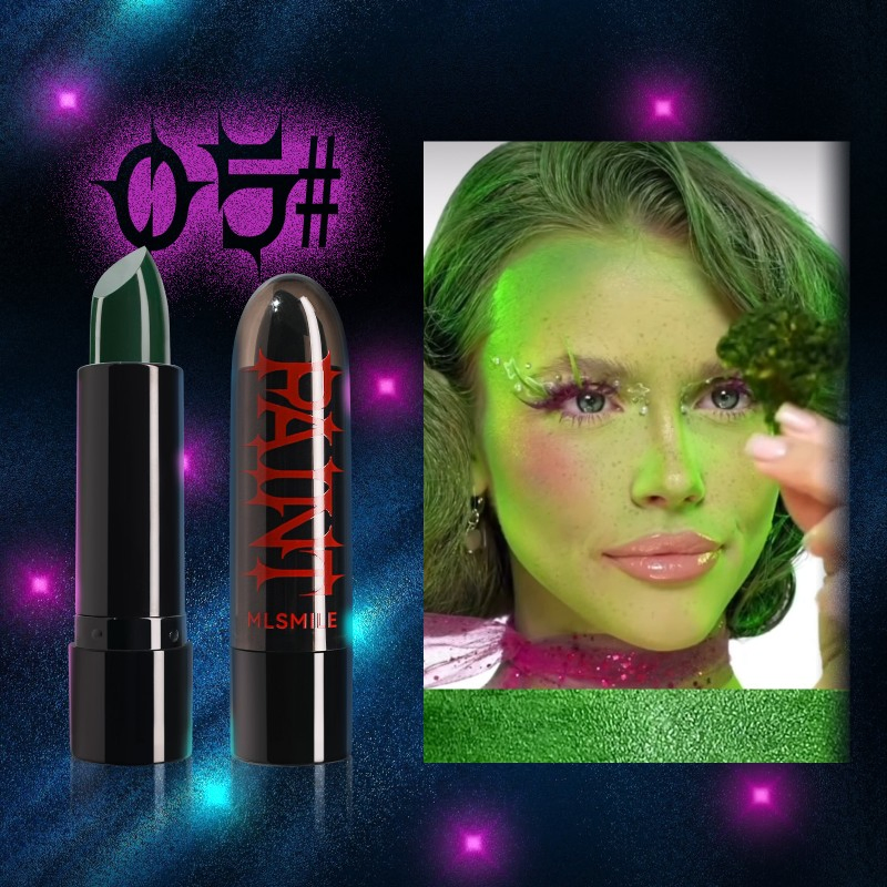 High Quality Halloween 8-Color Body Painting Long Lasting Matte Velvet Lipstick Easy to Color Facial Makeup Vampire Makeup Lipstick