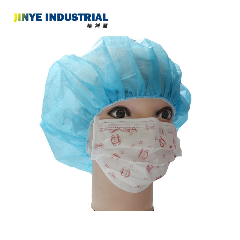 Disposable Medicalhair Clip Cap Nonwoven Bouffant Caps Hair Net Forhospital