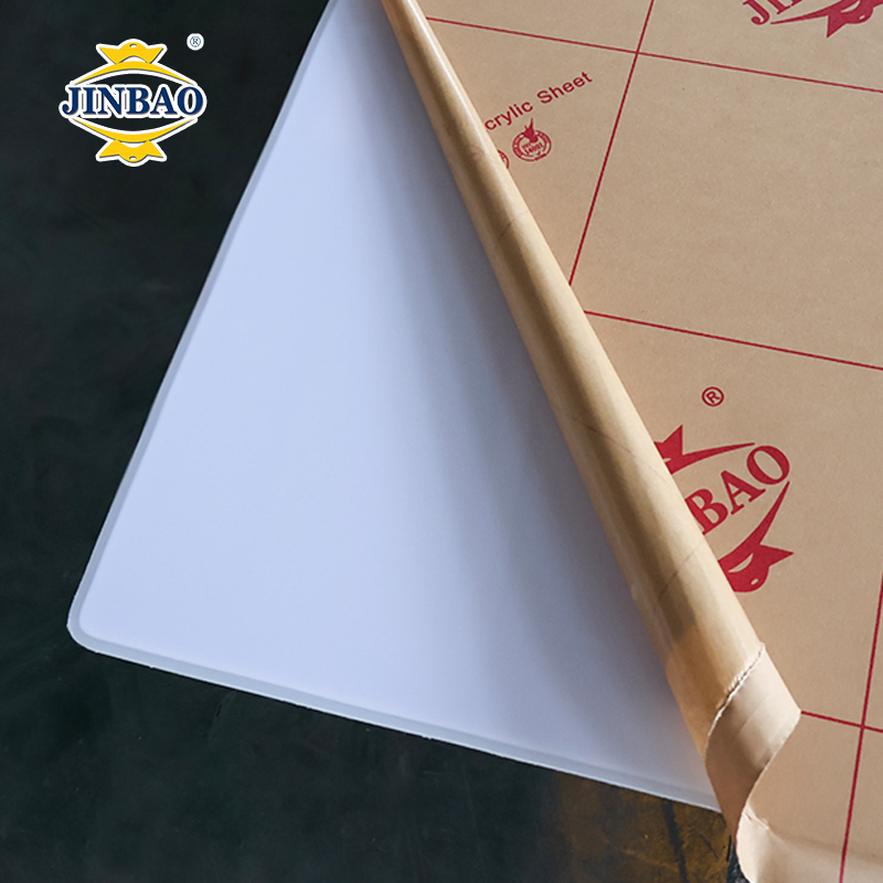Jinbao 6FT X 8FT Pastel 3mm White Black Glitter Mirror Frosted Acrilico Plastic Color Clear Glass Perspex Extrude PMMA Panel Cast Acrylic Sheet