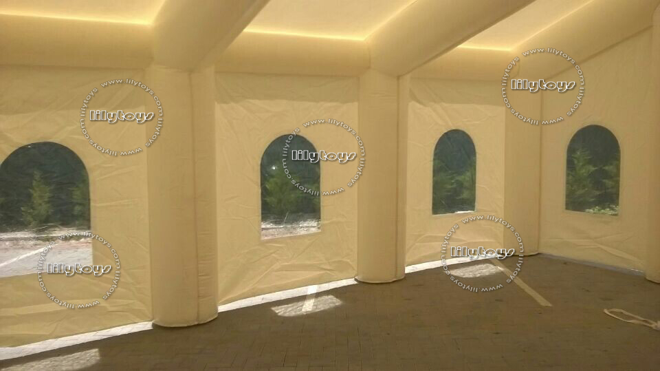White Inflatable Tent for Restaurant or Wedding