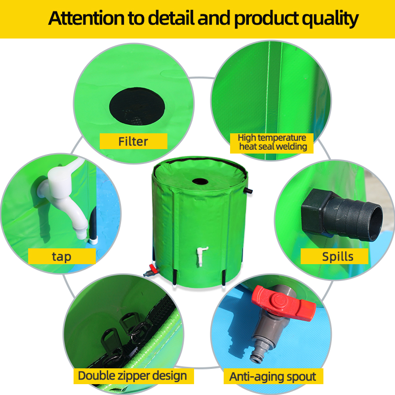 Affordable Portable Rainwater Barrel for Wholesale Distribution to Garden Centers.