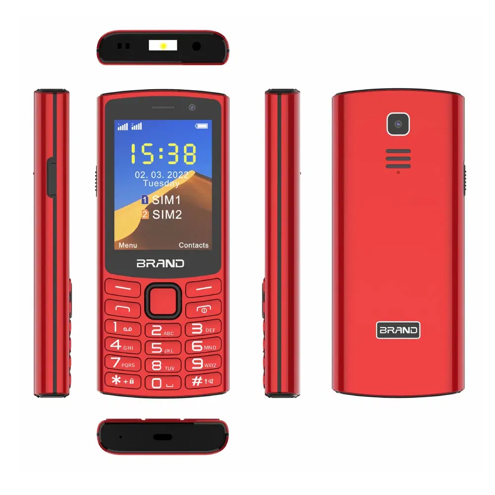 Компактный кнопочный телефон 3G/4G, 2 SIM