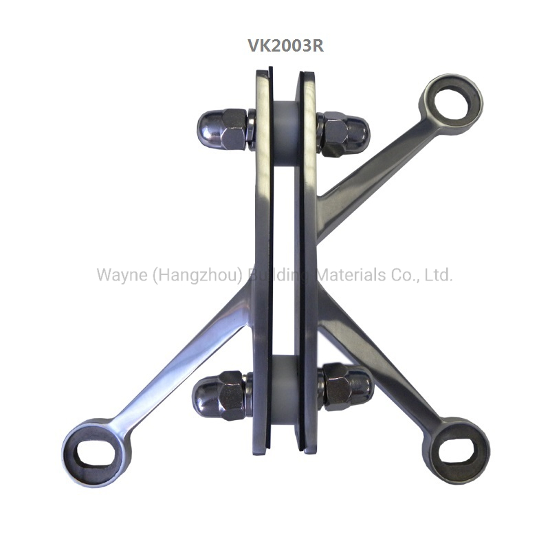 Glass Curtain Wall Hardware with High Quality and Best Price Stainless Steel Spider with Light/Right Three Arms K-Type Spider for 200mm/210mm/220mm/250mm