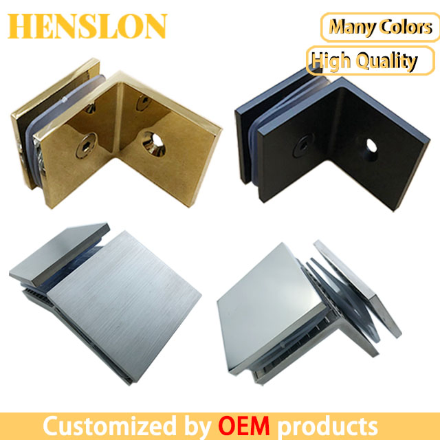 Bathroom Glass Shelf Clamp 90 Degree
