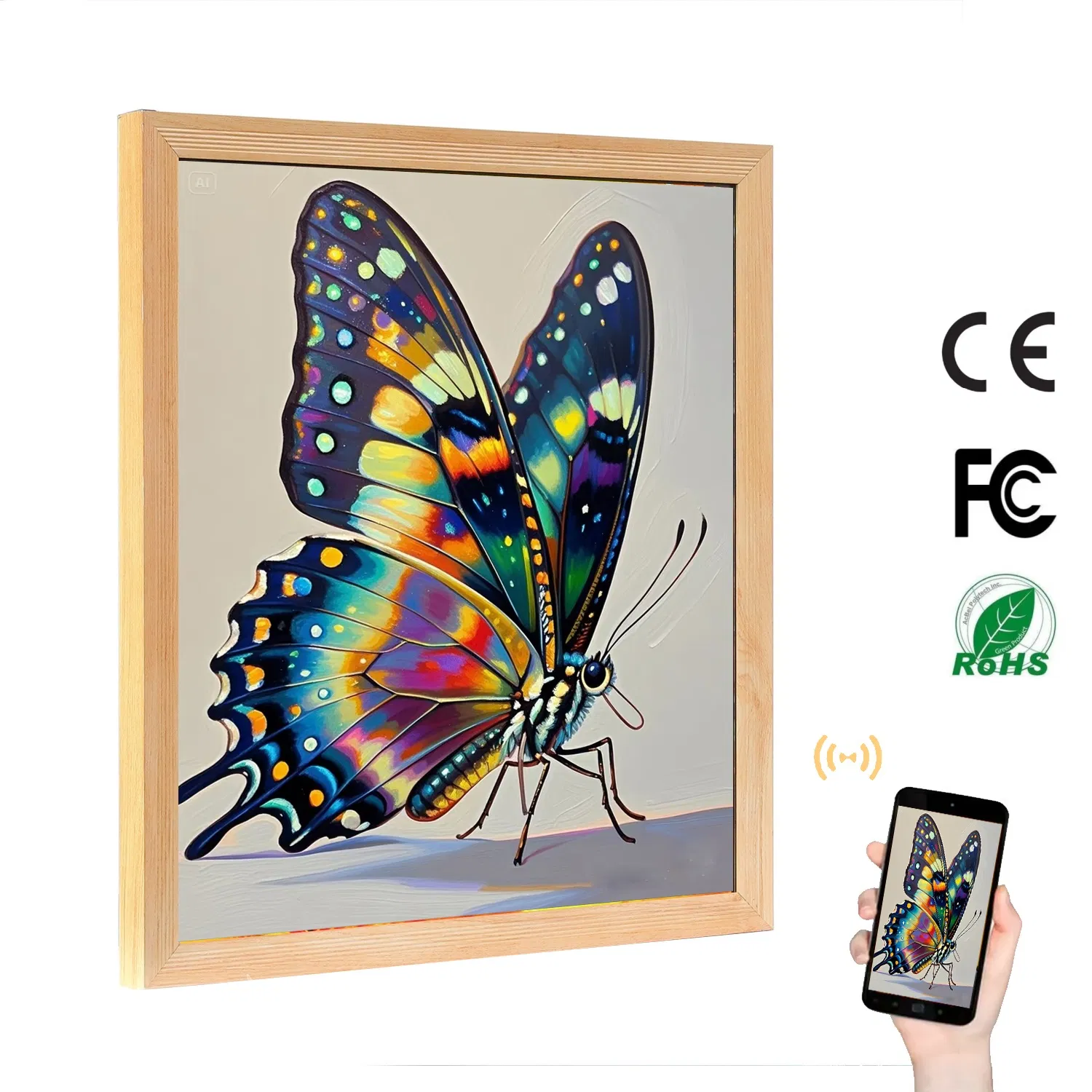 Sophisticated Smart TV Digital Photo Frame with 2K LCD Display