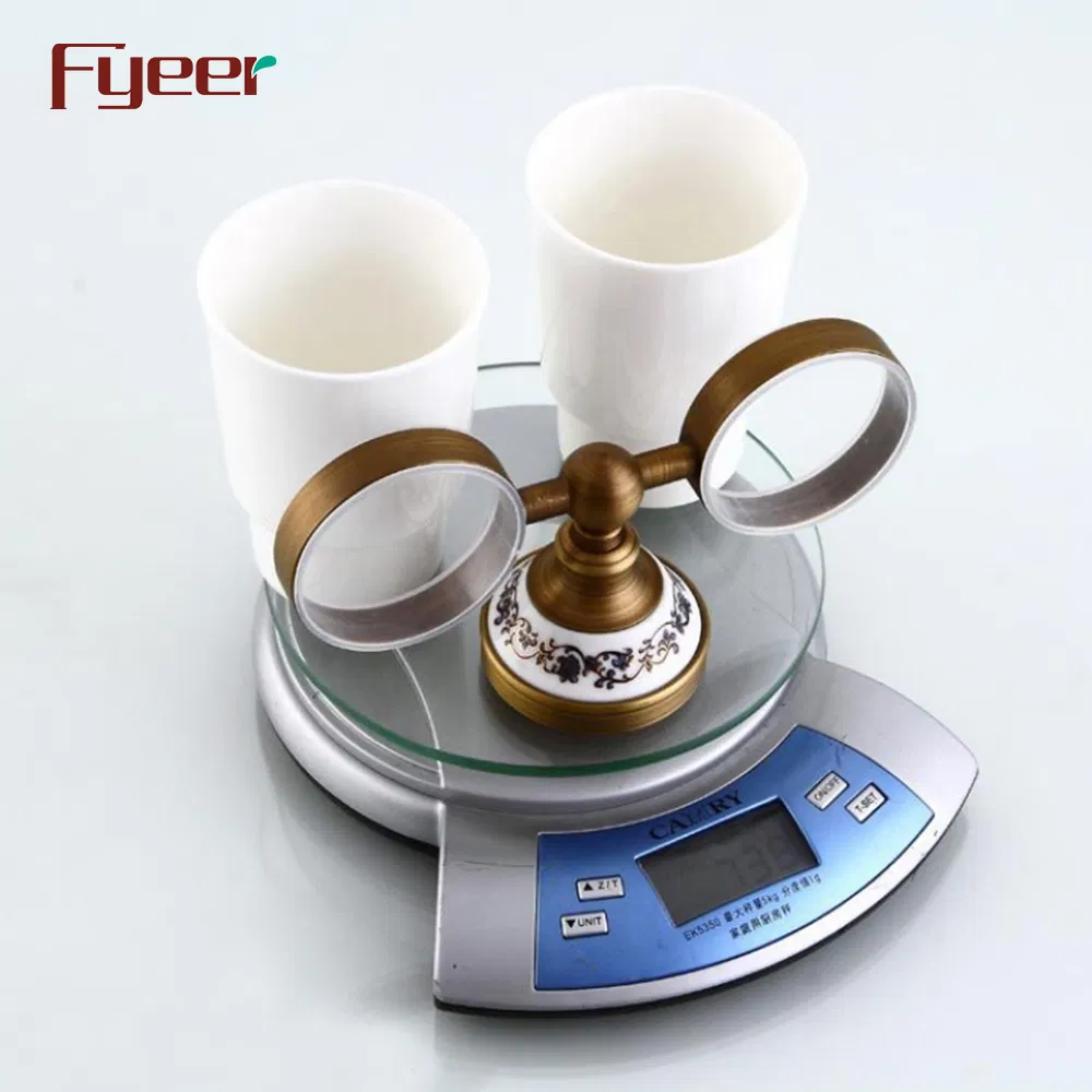 Держатель для стаканов Fyeer Antique Black, настенный