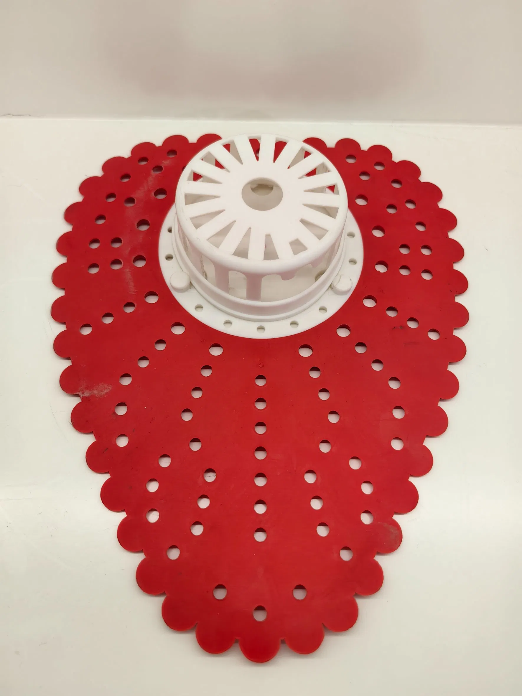 Customised Red Plastic Urinal Net--Anti-Clog Filter Core Function
