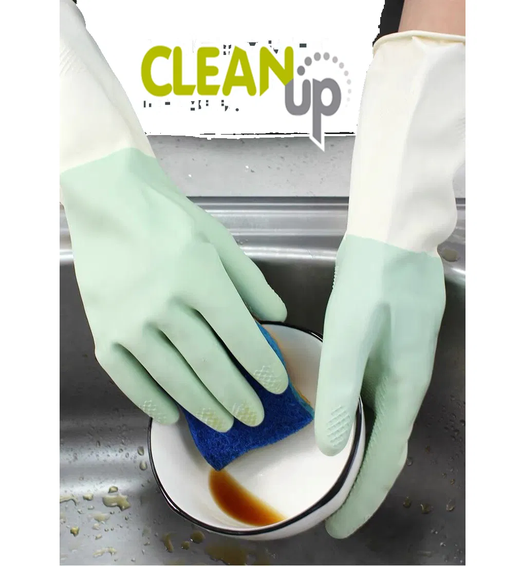 High Quality Cleaning Latex Glove Kitchen Washing Glove Rubber Glove