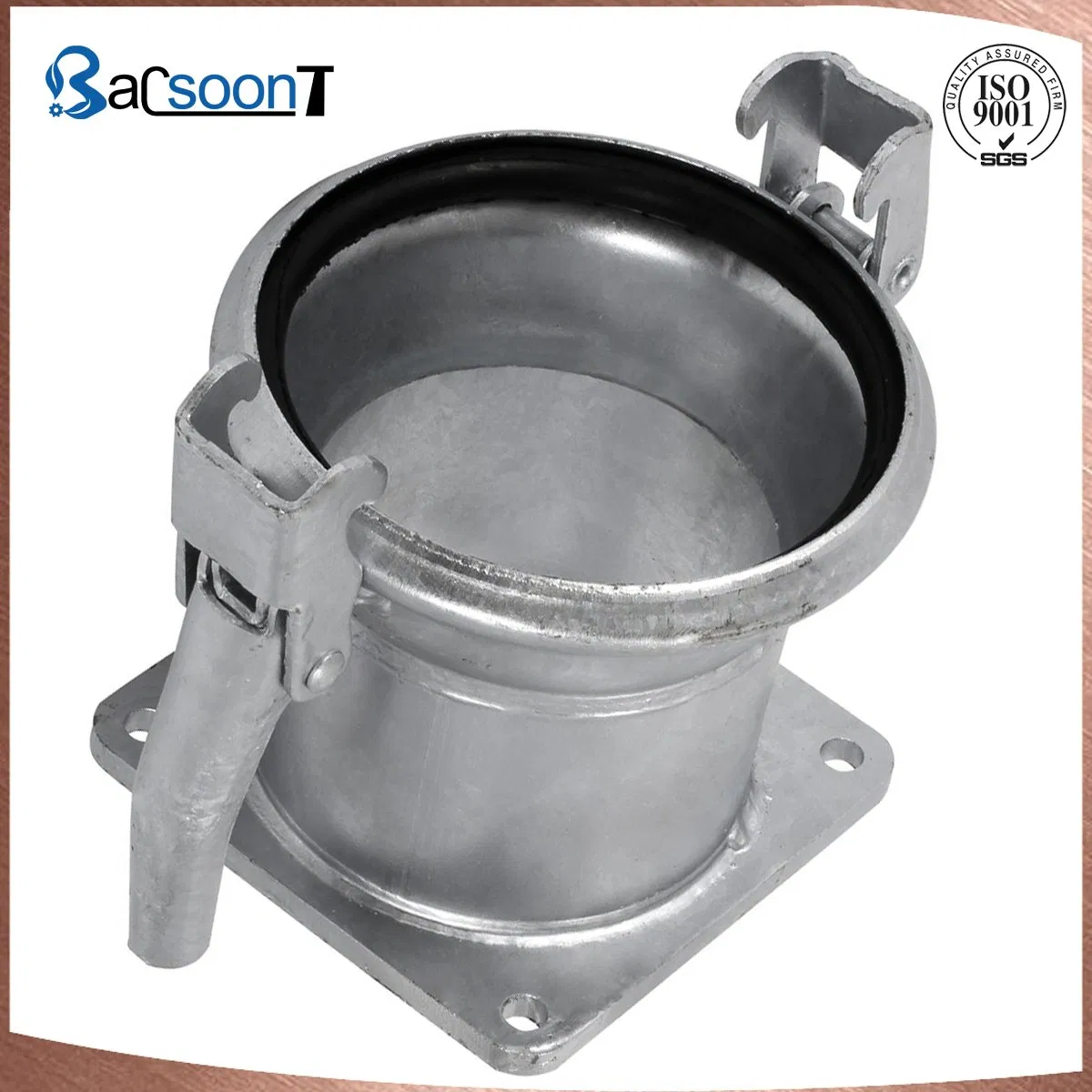 Customized Steel/Stainless Steel/Carbon Steel Lost Wax Casting/Precision Casting Kitchen Implements Steel Flange Coupling with Sandblasting/Machining