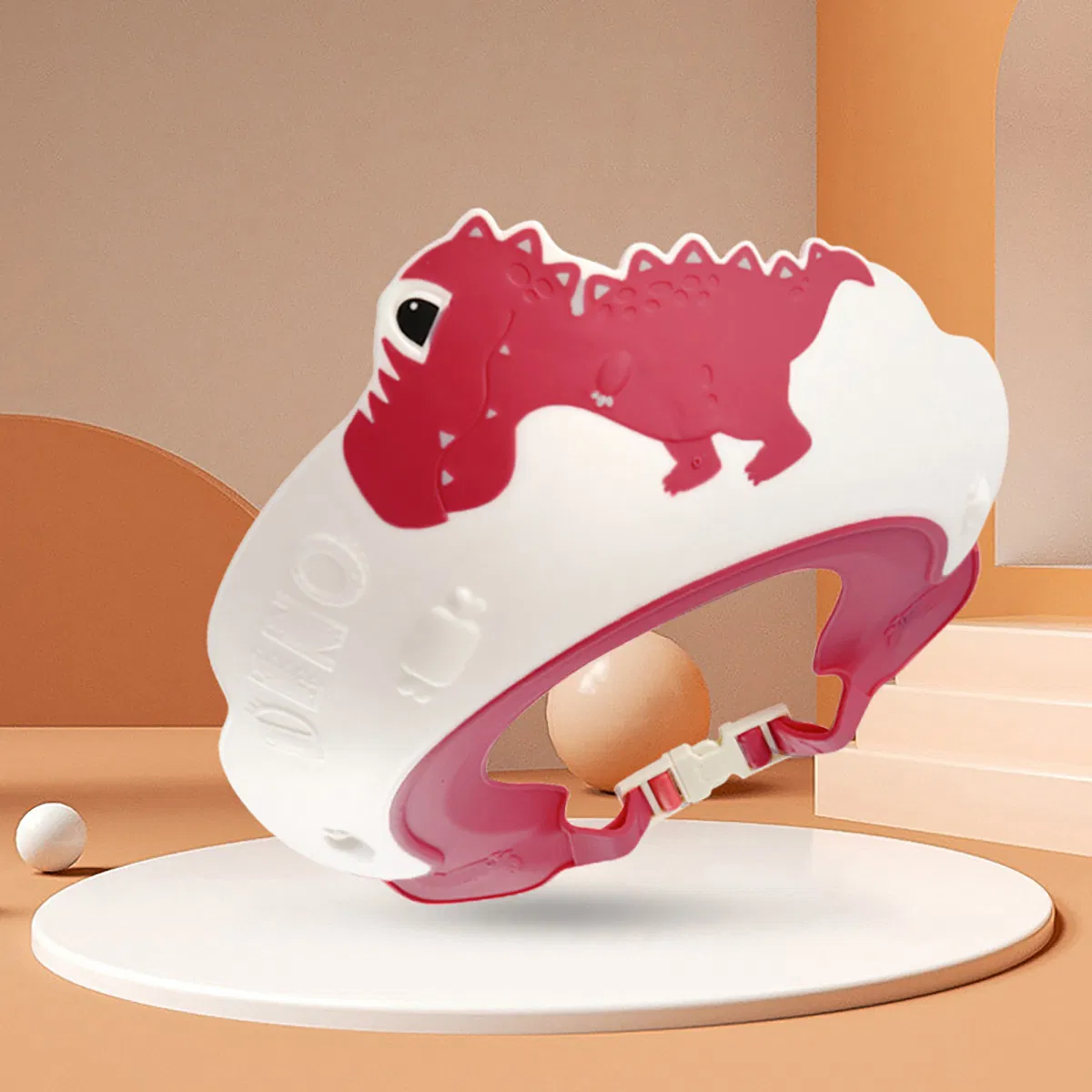 Best Selling Waterproof Plastic Adjustable Baby Bathroom Cap