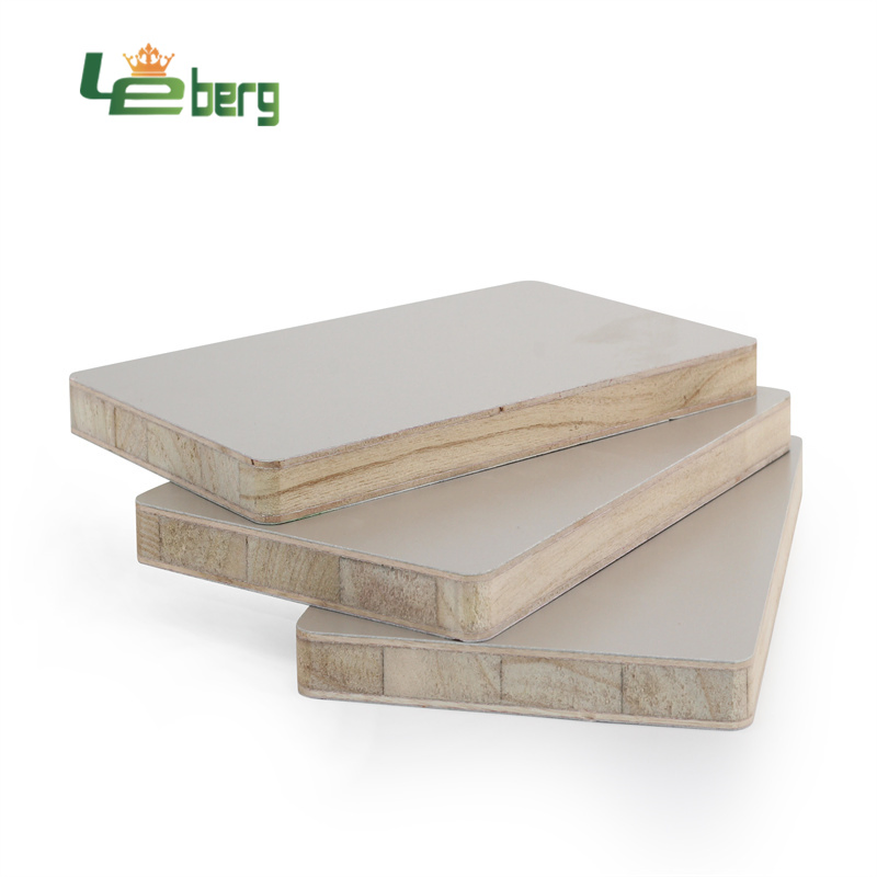 Melamine Blockboard Ecological Panel Wooden Faced Block Board