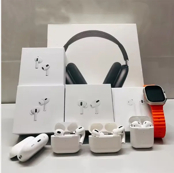 2025 New Noise Cancelling Air Earphone Pods PRO 2 Pods 3 Pods 4 Anc Wireless Earbuds in-Ear Headphones