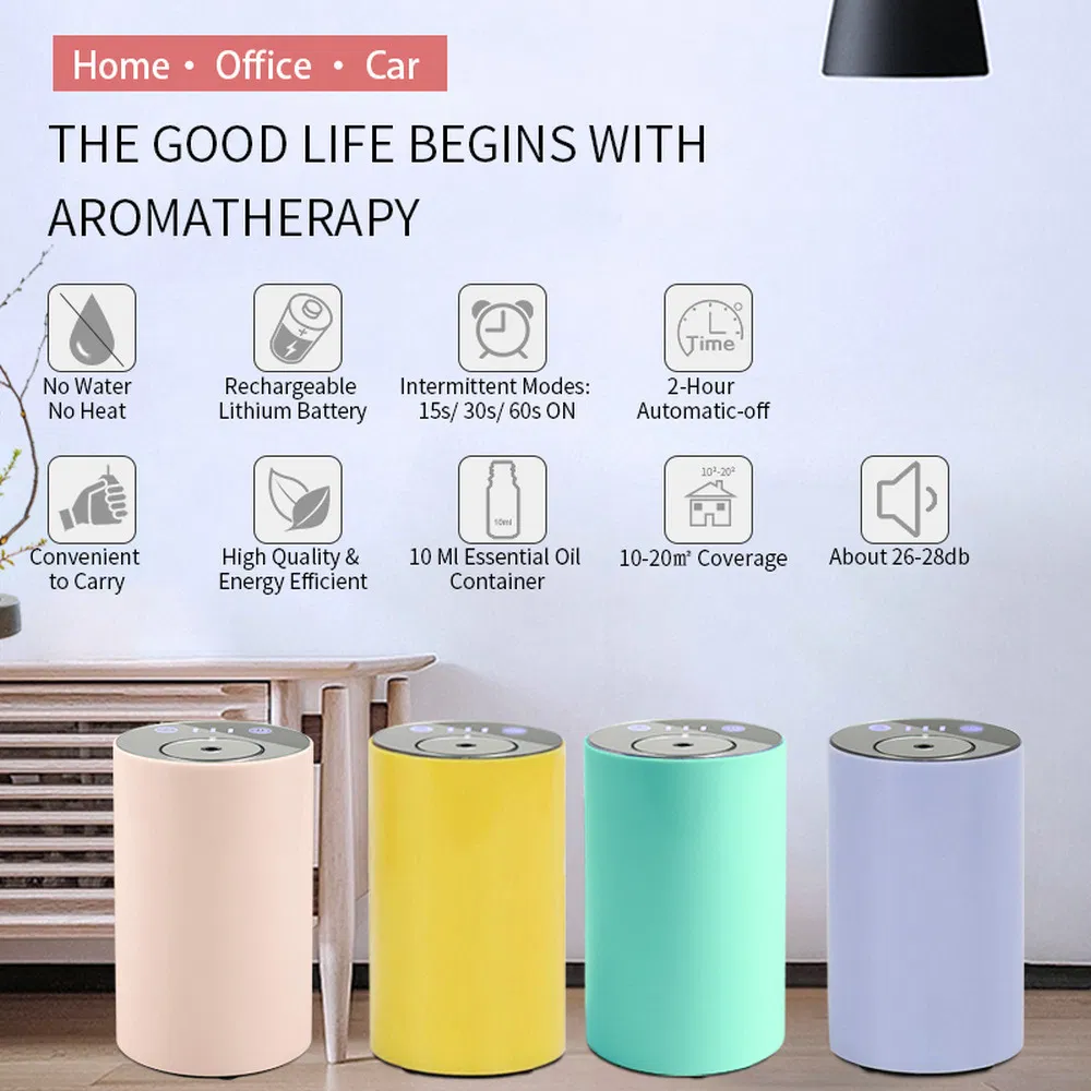Aromatherapy Diffuser Car Diffuser Air Essential Oils Humidifier Fragrance Portable Nebulizer Machine