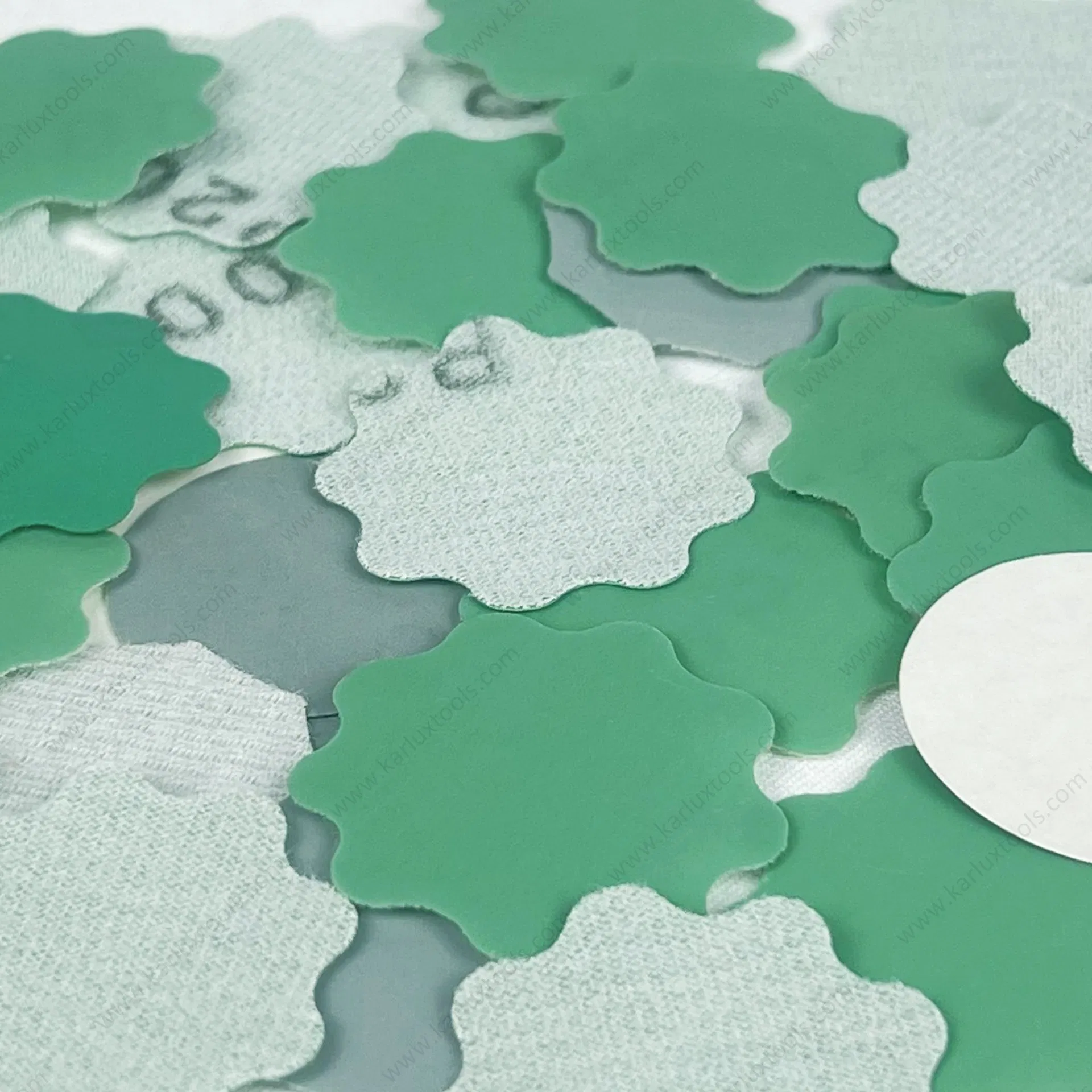 Шлифовальные диски 38мм Decagon Green Wave, зерно P80-3000