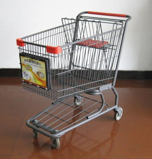292X203 mm Cart Advertisement Shopping Cart Frame