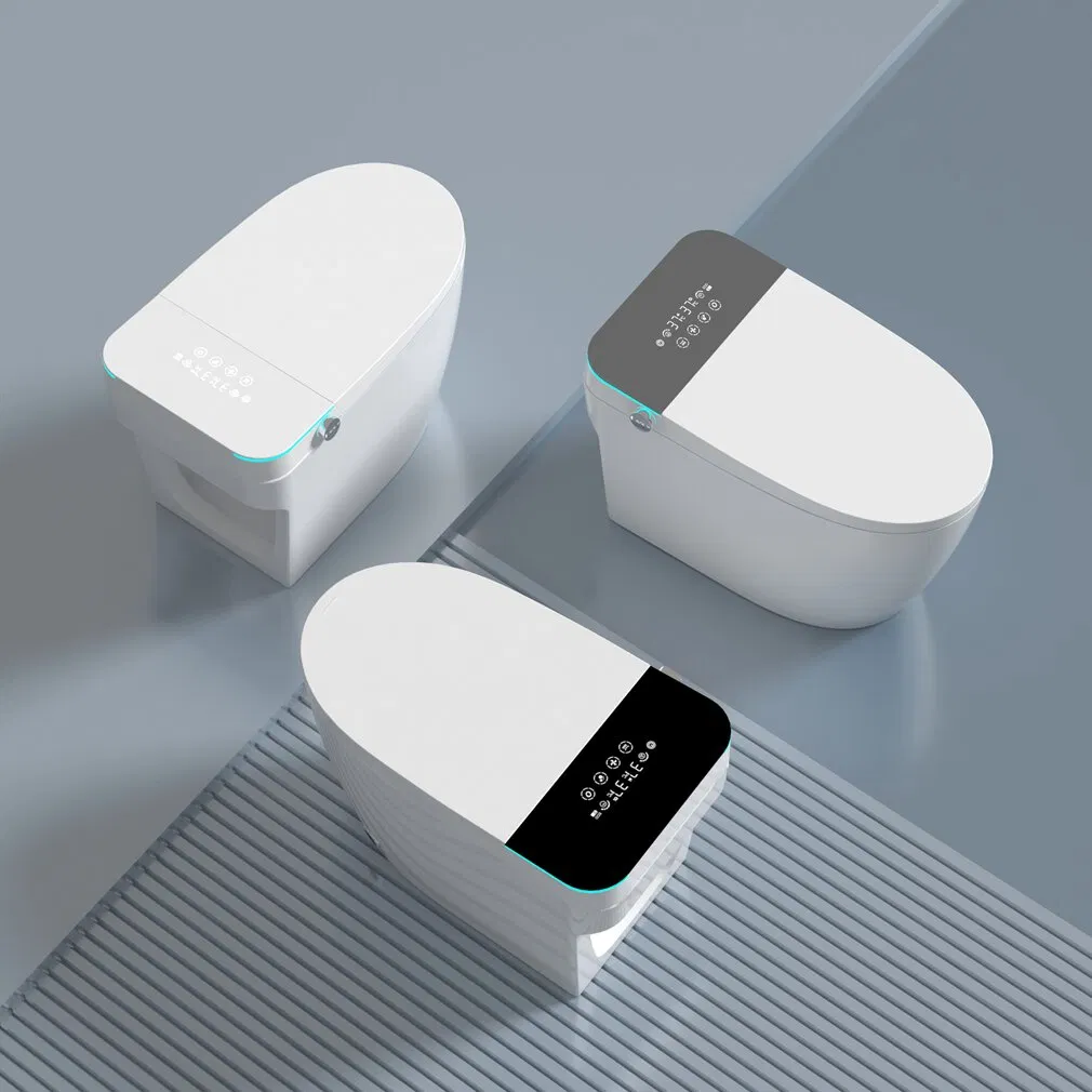 Hot Sale Foot Sensor Flip Heated Seat Bathroom Toilet Automatic Toilet Bowl Ceramic Intelligent Wc Smart Toilet