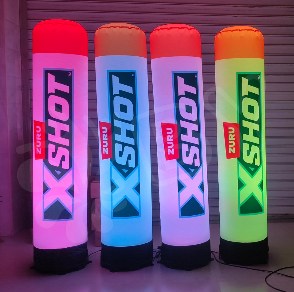 Customized Full Printing Inflatable Air Column Sports Events Party Wedding Advertising Custom Inflatable Pillar