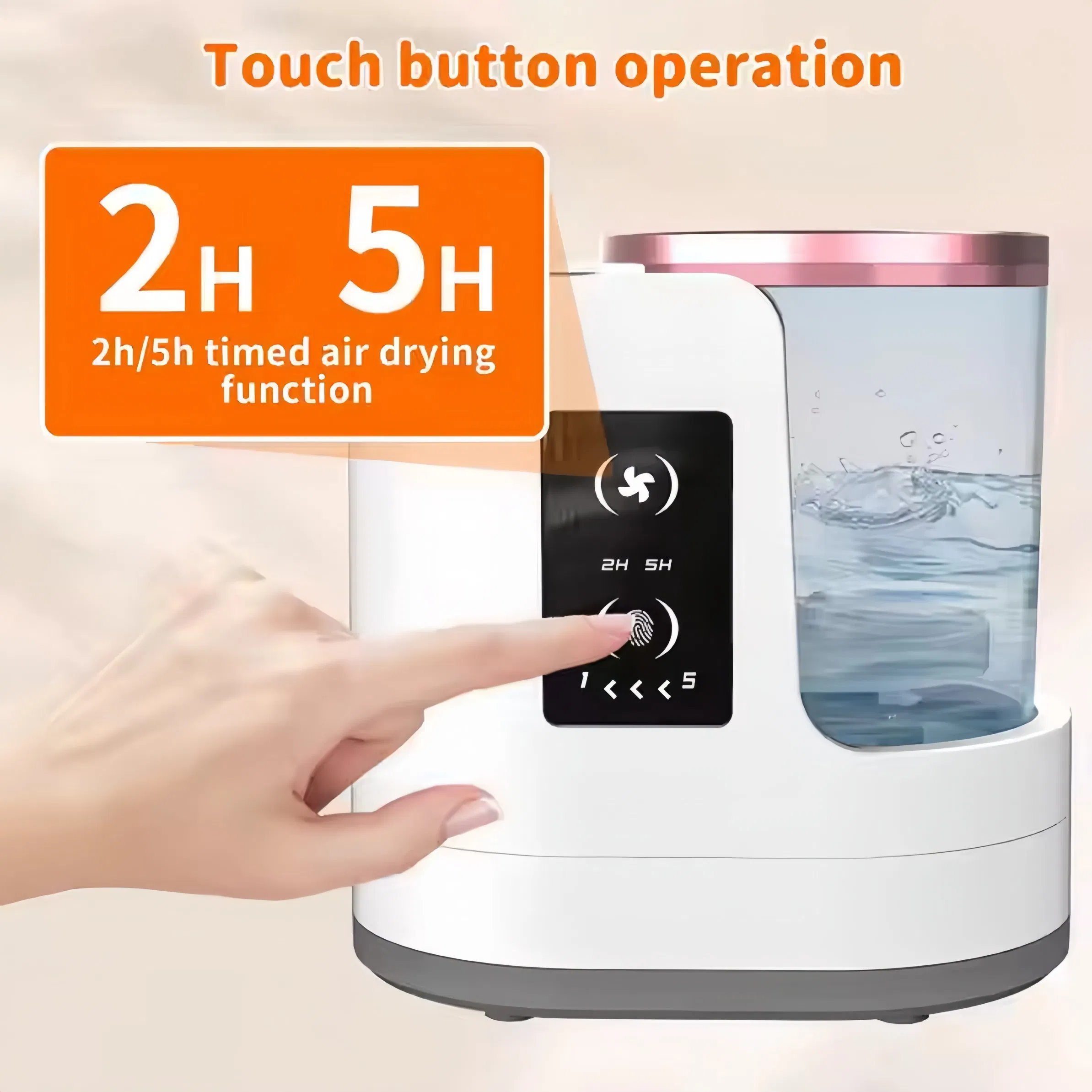 Cosmetic Brush Cleaner Machine Dry Wet Separation Makeup Brush Cleaner