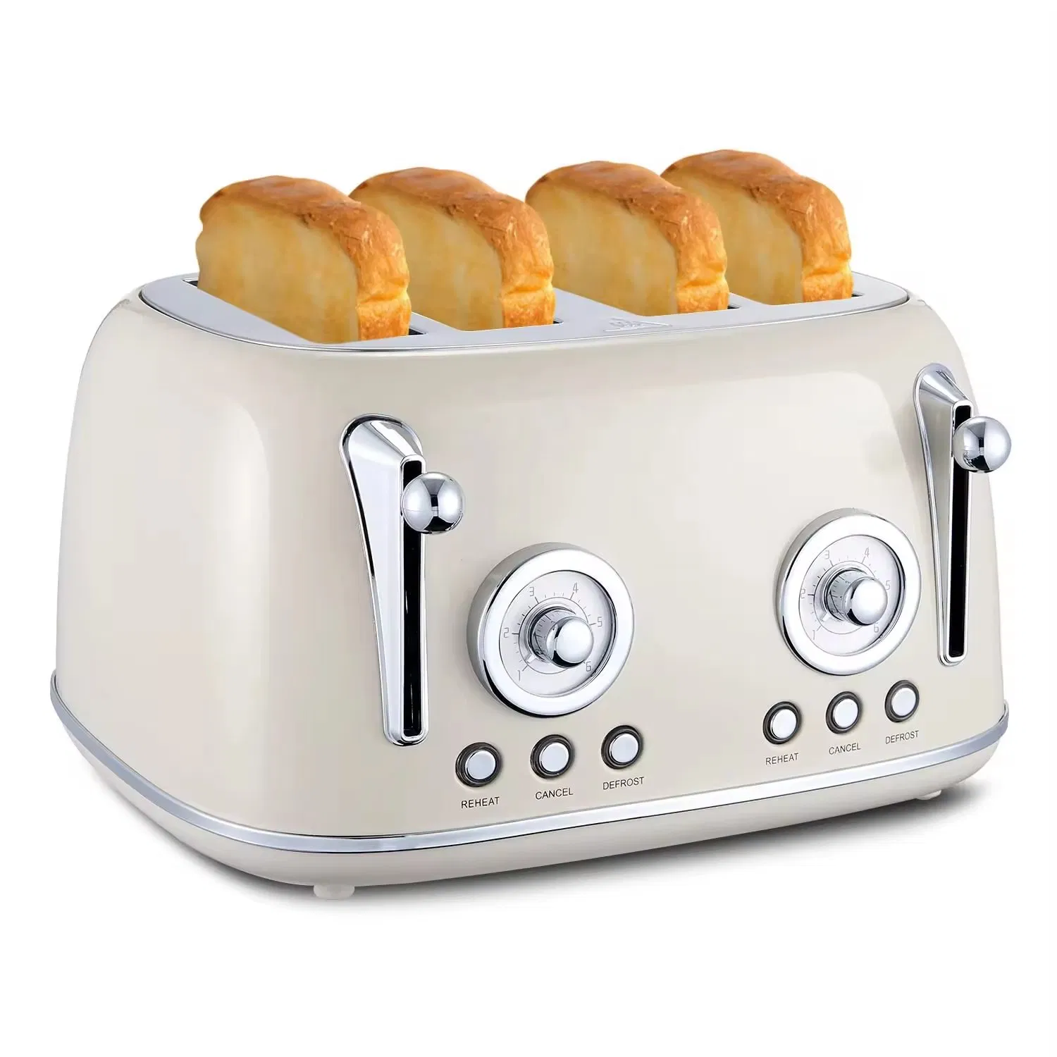 Brand New Colored Smart Toaster Hotel School Kitchen Appliances Sandwich Metal Bread Toaster