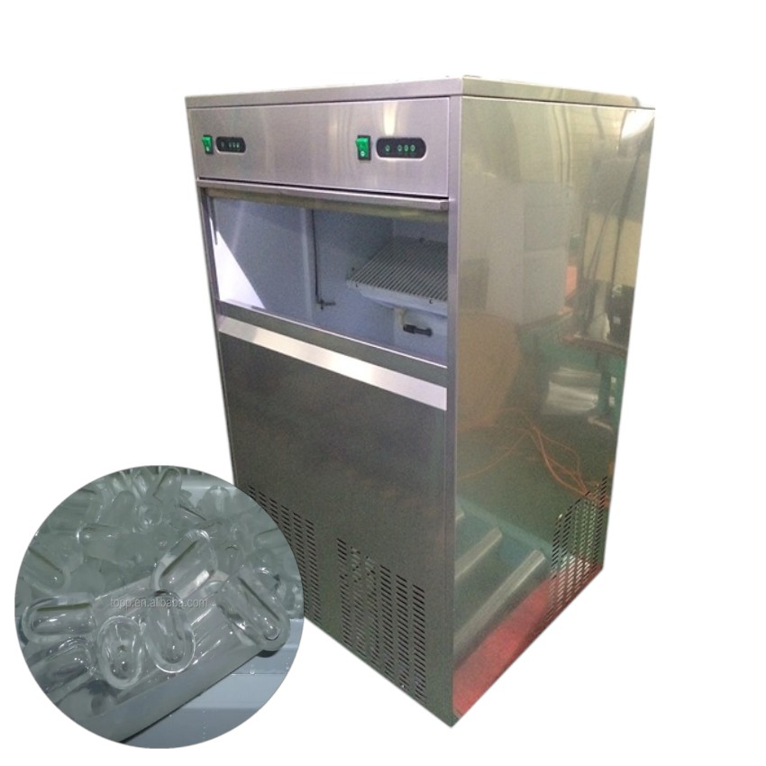Commercial Solid Ice Machine Compact Snow Ice Maker Making Machine
