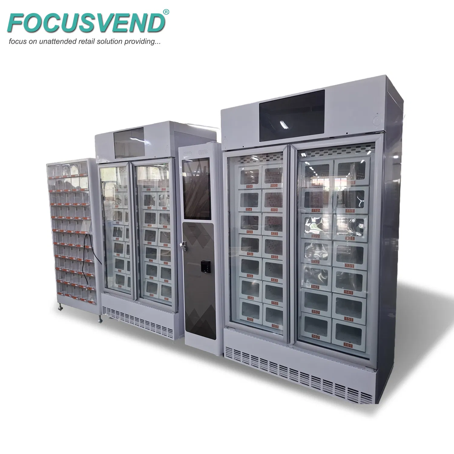 Focusvend 2024 Hot Sale Locker Vending Machine with Refrigerator
