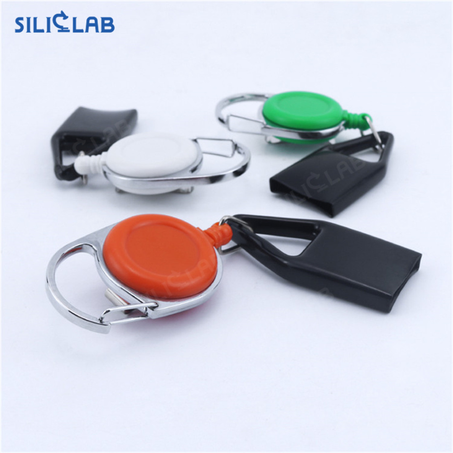 Clip Keychain Holder Rubber Cover Retractable Lighter Leash