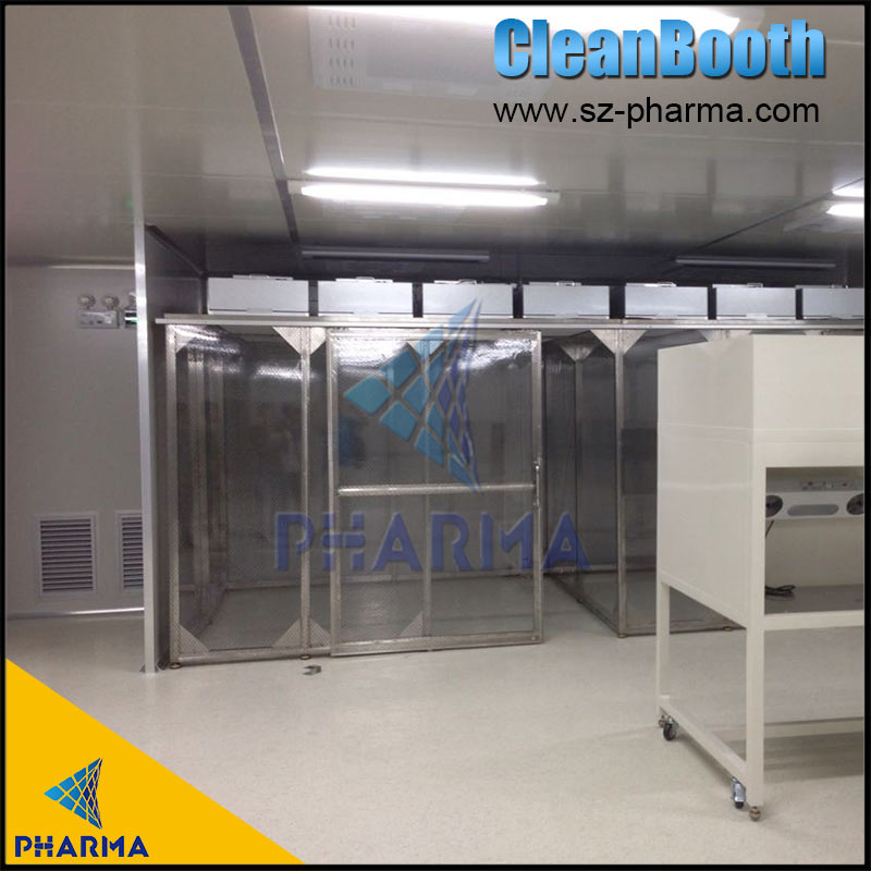 Class 100 Soft Wall Clean Booth with HEPA Fan Filter Unit