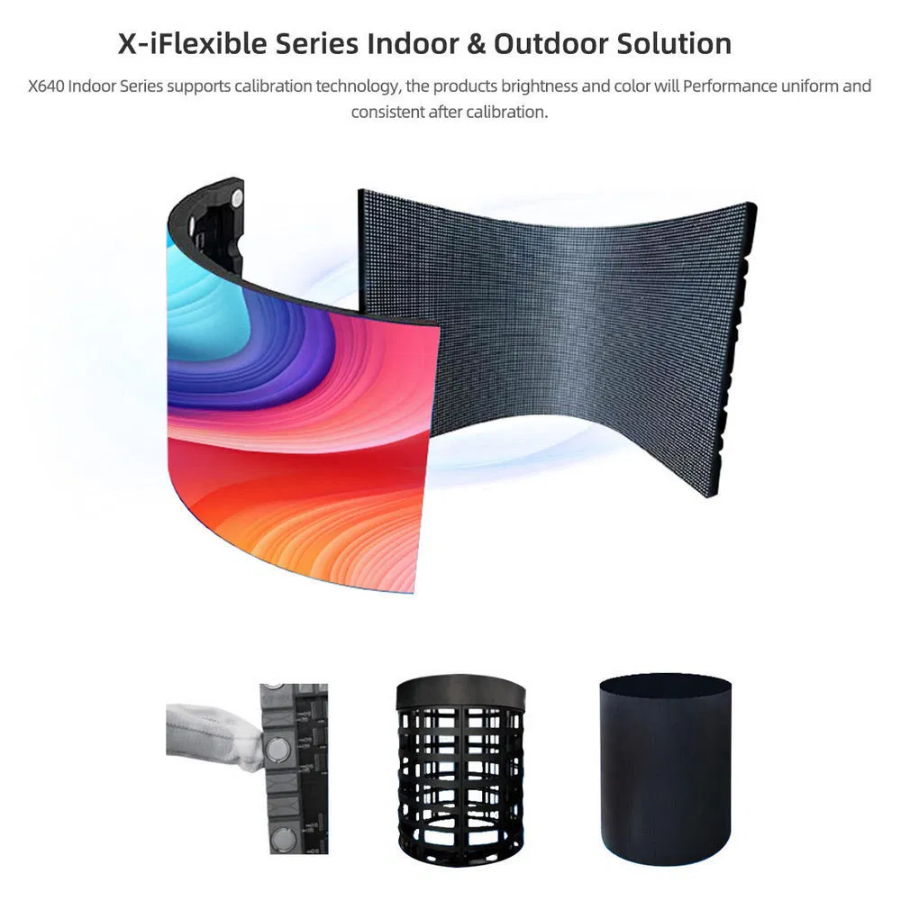 High Brightness Module Flexible LED Video Display for Real Estate Marketing Centers