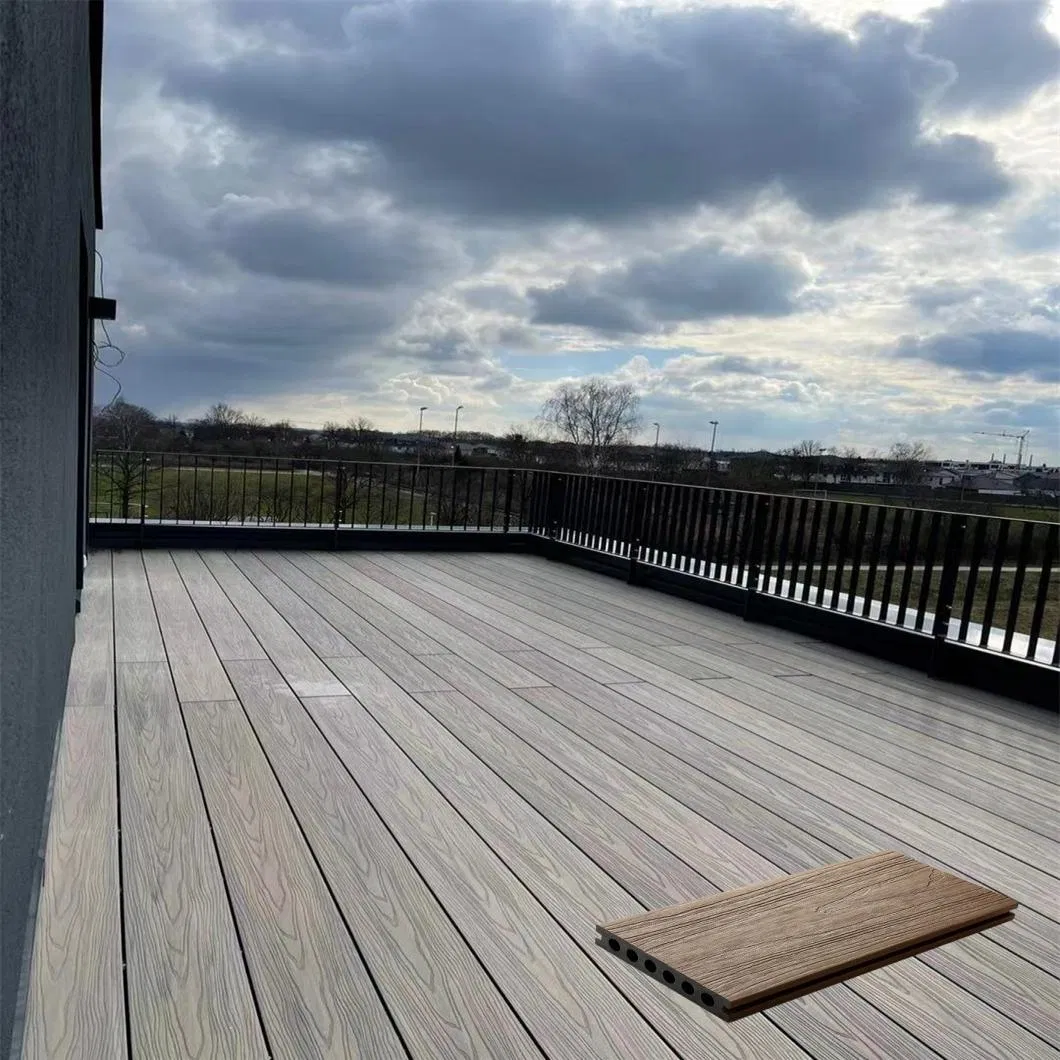 High Quality Anti-Fade145*22.5mm Woodgrain 3D WPC Flooring Decking Embossed Flooring