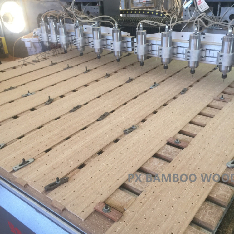 Sound Absorbing Ceiling System Perforated Bamboo Sound Proofing Panel