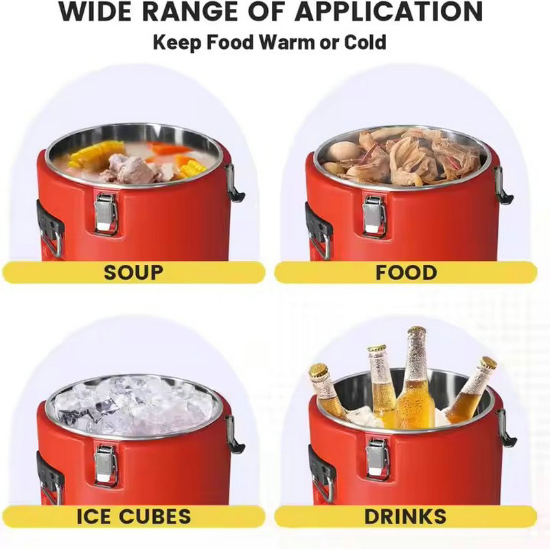 Insulated Food Warmer Cooler Carrier with Spoon Portable Soup Box Mi29828