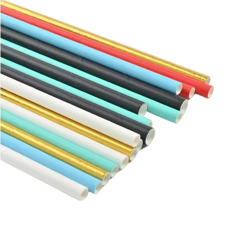 Natural Coconut Leaf Straws Sustainable Disposable Drinking Straws for Beverages and Desserts