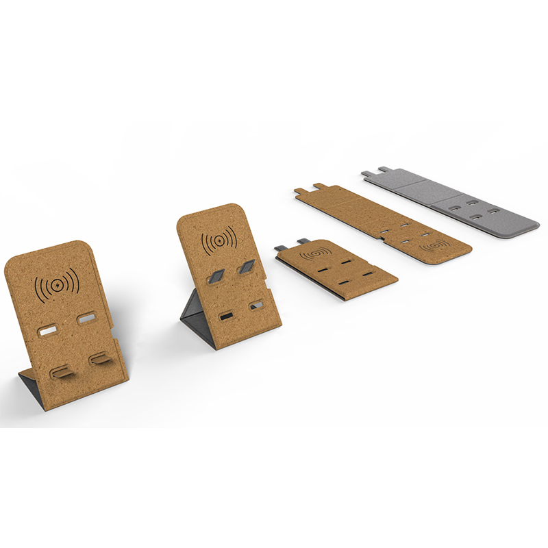 Беспроводная зарядка-подставка из пробки 5W/10W