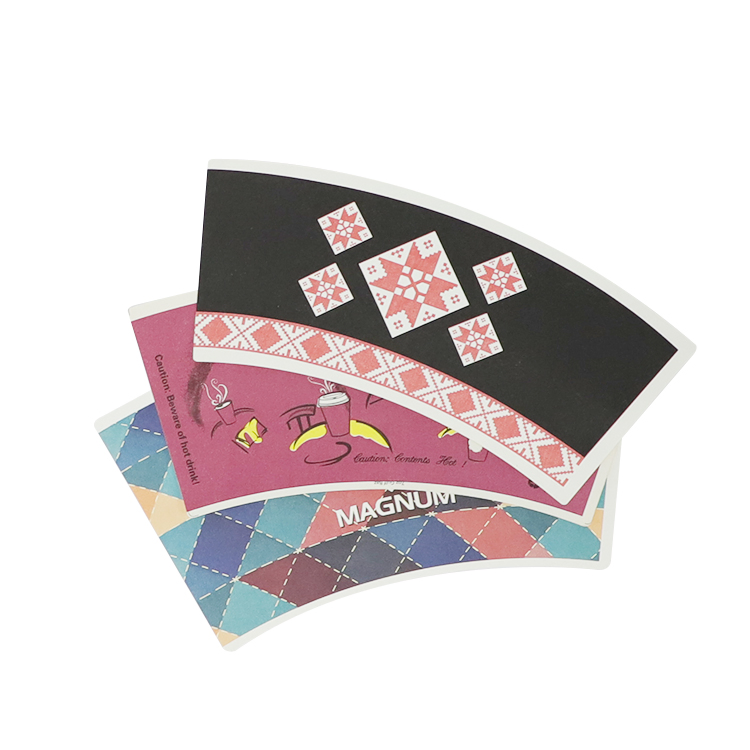 High Quality Custom Design 4oz Food Grade Paper Cup Fan