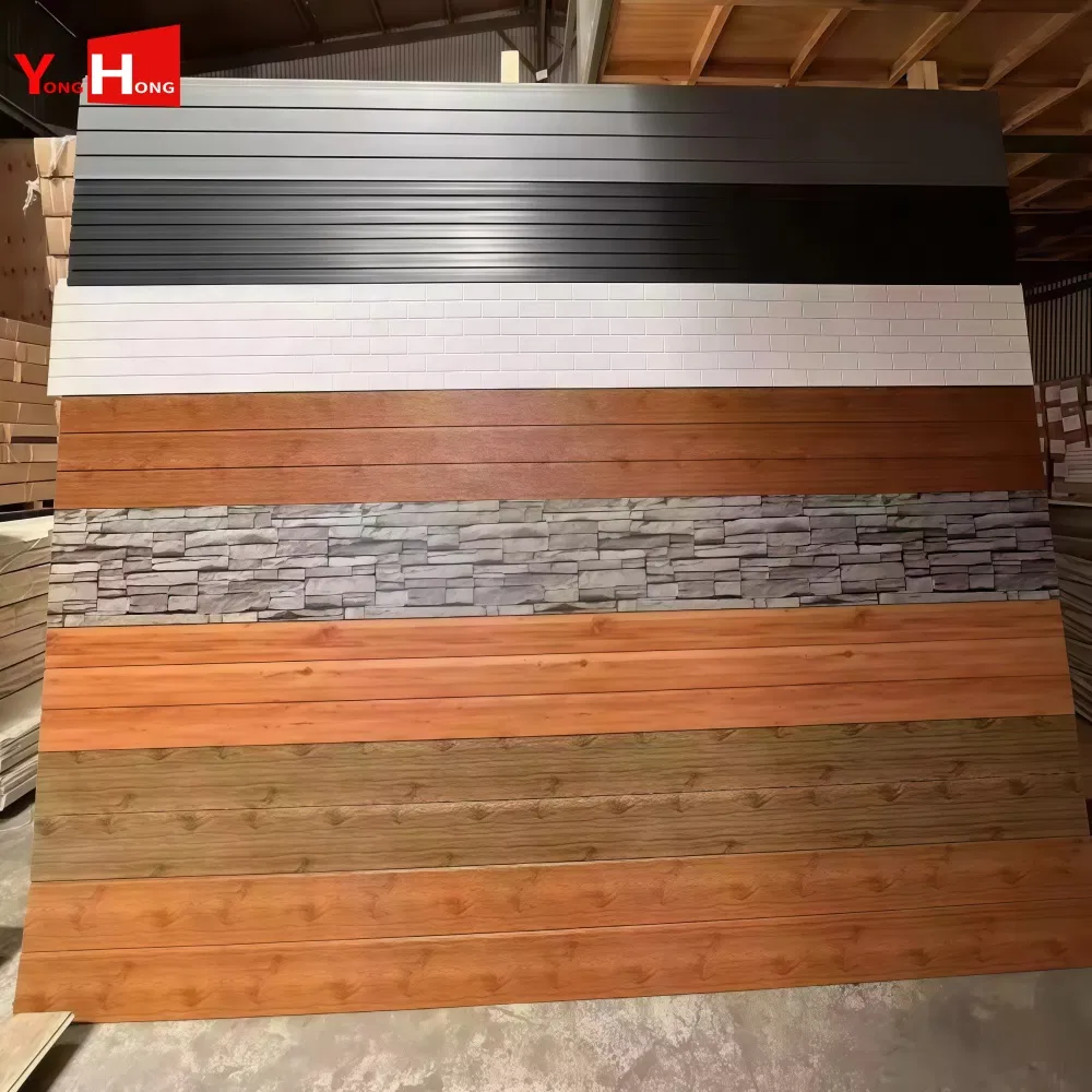 16mm Building Material Metal Siding Panels Exterior Wall Decoration Polyurethane/ PU Sandwich Wall Panel for Mobile Toilet