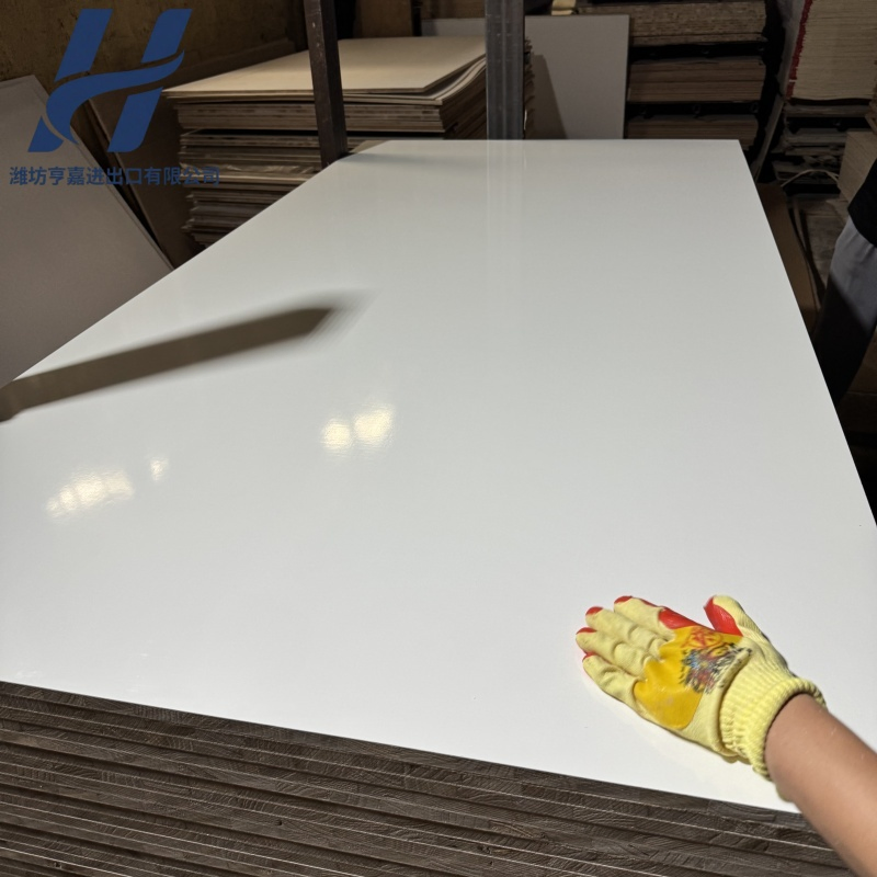 Hengjia High Quality 1220*2440mm Furniture Grade White Melamine Faced Block Board Laminated Wood Boards Blockboards
