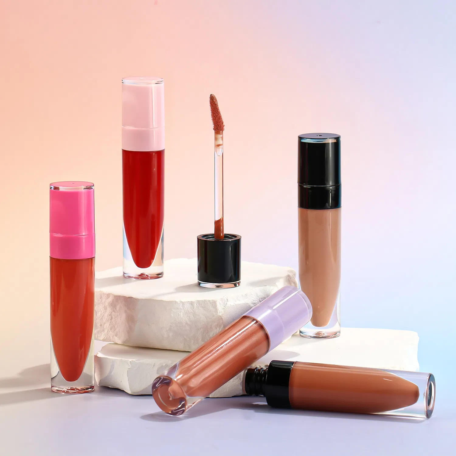 Private Label High Quality Vegan Glossy Lipgloss 147 Shades Lipgloss